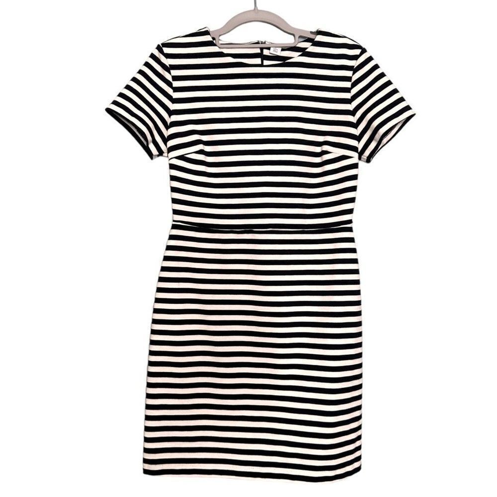 Old Navy bodycon sheath short Striped Dress blue & white women's Size Small peti
